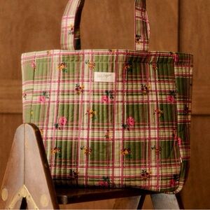 NWOT Petit Sezane Quilted Tote Bag